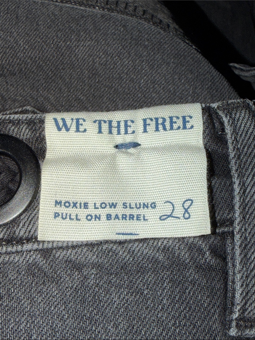 We The Free Moxie low slung pull on barrel Jeans - Picture 7 of 10